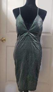 Windsor sparkly green cocktail dress